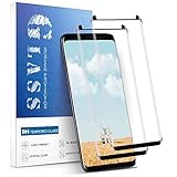 🌈【Revestimiento Oleofóbico】Vidrio templado para Samsung Galaxy S9,tratamiento superficial hidrófobo oleófobo,El protector de pantalla impermeable, sin polvo y sin huellas dactilares protege su pantalla de la suciedad, goteos o arañazos.