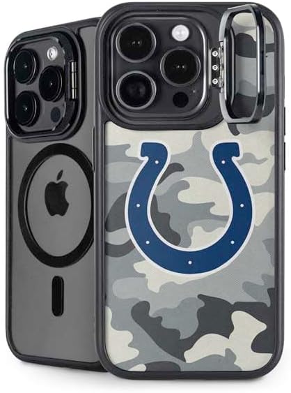Skinit Kickstand Phone Case Compatible with iPhone 16 Pro - Officially Licensed NFL Indianapolis Colts Design