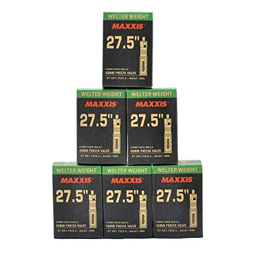 Maxxis Welter Weight 27.5 X 1.75-2.4 48Mm Presta Fv Bike Inner Tube, 6 Packs, Stb2460-6 #TOP5