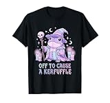 Off to Cause A Kerfuffle Frog Ghost Cute Chibi Frog T-Shirt