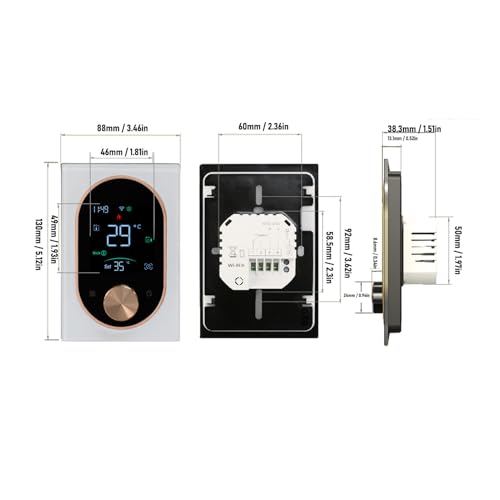Thermostat intelligent WiFi SEAFRONT pour maison connectée Smart Life - 4