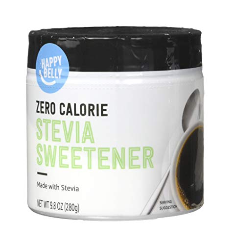 Amazon Brand - Happy Belly Zero Calorie Stevia Sweetener, 9.8 Ounce (Jar)