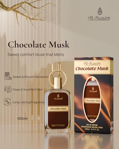 Image of Al-Nuaim | Chocolate Musk Eau De Parfum | Luxury Scent with Long Lasting Fragrance for Men & Women | 100ml