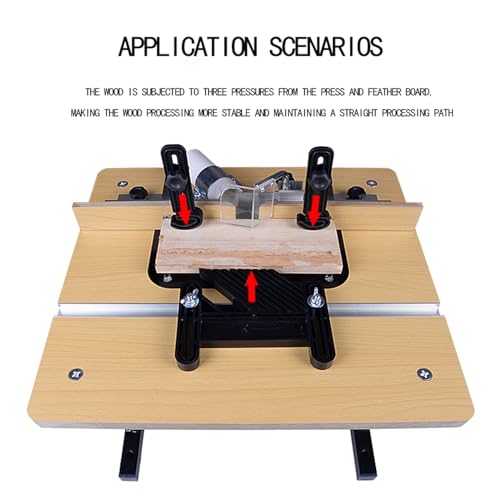 WoodKaif Router Table with Stand and Router Table Fence,Benchtop Router Table for Wood Router with Table Combo Kit - Image 7