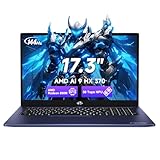 NIMO 17.3' Copilot+ AI Laptop, AMD Ryzen AI 9 HX 370 (Up to 5.1GHz), 32GB RAM 1TB SSD, Radeon 890M, 144Hz FHD Display, 100W Fast Charge, USB 4.0, Fingerprint, Win 11, Gaming & Business