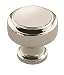 Amerock BP55312PN Highland Ridge Round Knob, Polished Nickel, 28mm