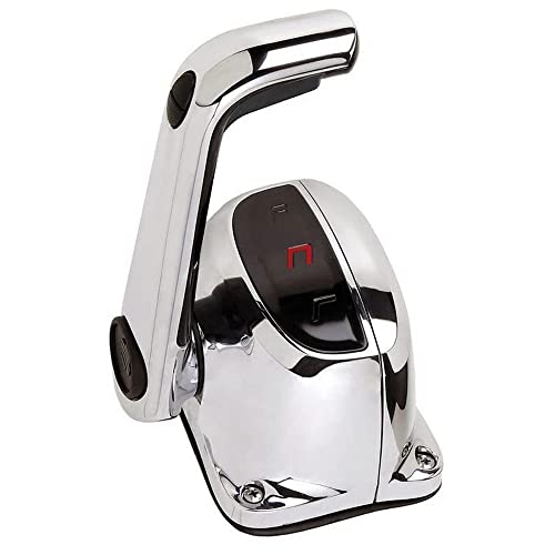 Uflex Single Lever Top Mount Control w/Neutral Lock & Trim Switch - Chrome