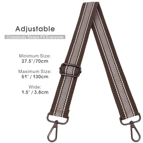 Image of Replacement Purse Strap Shoulder Strap Adjustable Crossbody Strap for Women Crossbody Wide Shoulder Bag