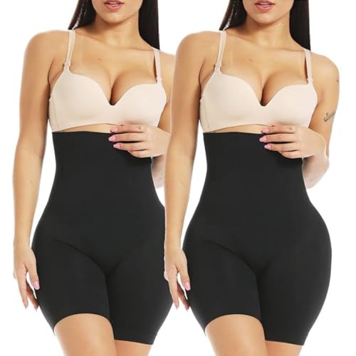 Image of KROYWEN Women Waist Shapewear with Anti Rolling Strip Tummy Control Tucker Waist Slimming Panties Shapewear Underwear Waist Shapewear