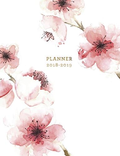 Planner 2018-2019: Floral 2018-2019 Planner | 18-Month Weekly View Planner | To-Do Lists + Motivational Quotes | Jul 18-Dec 19: Volume 1 (Floral Planners 2018-2019) Paperback – 10 Jun. 2018