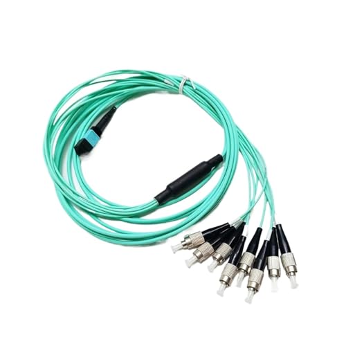 Câble optique MPO femelle vers FC OM3 12 fibres à faible perte de 2 mètres