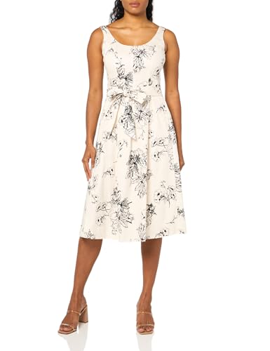 Anne Klein Women's Topstitch Midi W Pleats