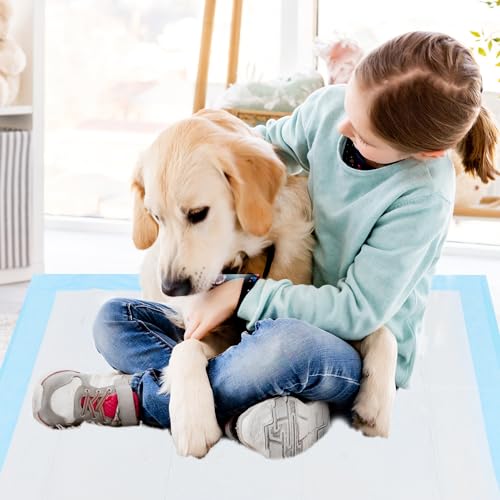 Dog and Puppy Pee Pads 22x22 Dog Training Pads 50 Count Waterproof Dog and Puppy Pet Training Pad for Dog Playpen with Leak-Proof Pets Dogs Training Pads 22x22 50 Pack