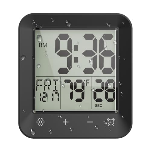 Wisoee Touch Screen Shower Clock Timer