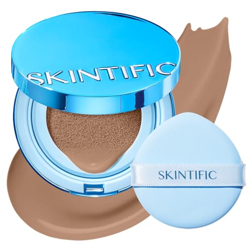 Image of SKINTIFIC Velvet Matte Cushion Foundation Blue #5CN Cool Walnut