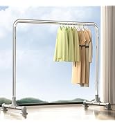 Amazon｜MDDKOP ハンガーラック 頑丈 物干し台 金属材料 パイプ直径