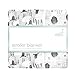 aden + anais Aden Stroller Blanket, 100% Cotton Muslin, 2 Layer Lightweight and Breathable, 27.5 x 27.5 inch, Pasture - Sheep