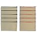 baotongle 10 PCS Multi-Purpose Cotton Canvas Zipper Invoice Bill Bag Pen Pencil Cosmetic Makeup Bag Pouch Blank DIY Craft Bag 9 x 5 inches Random Color Zipper