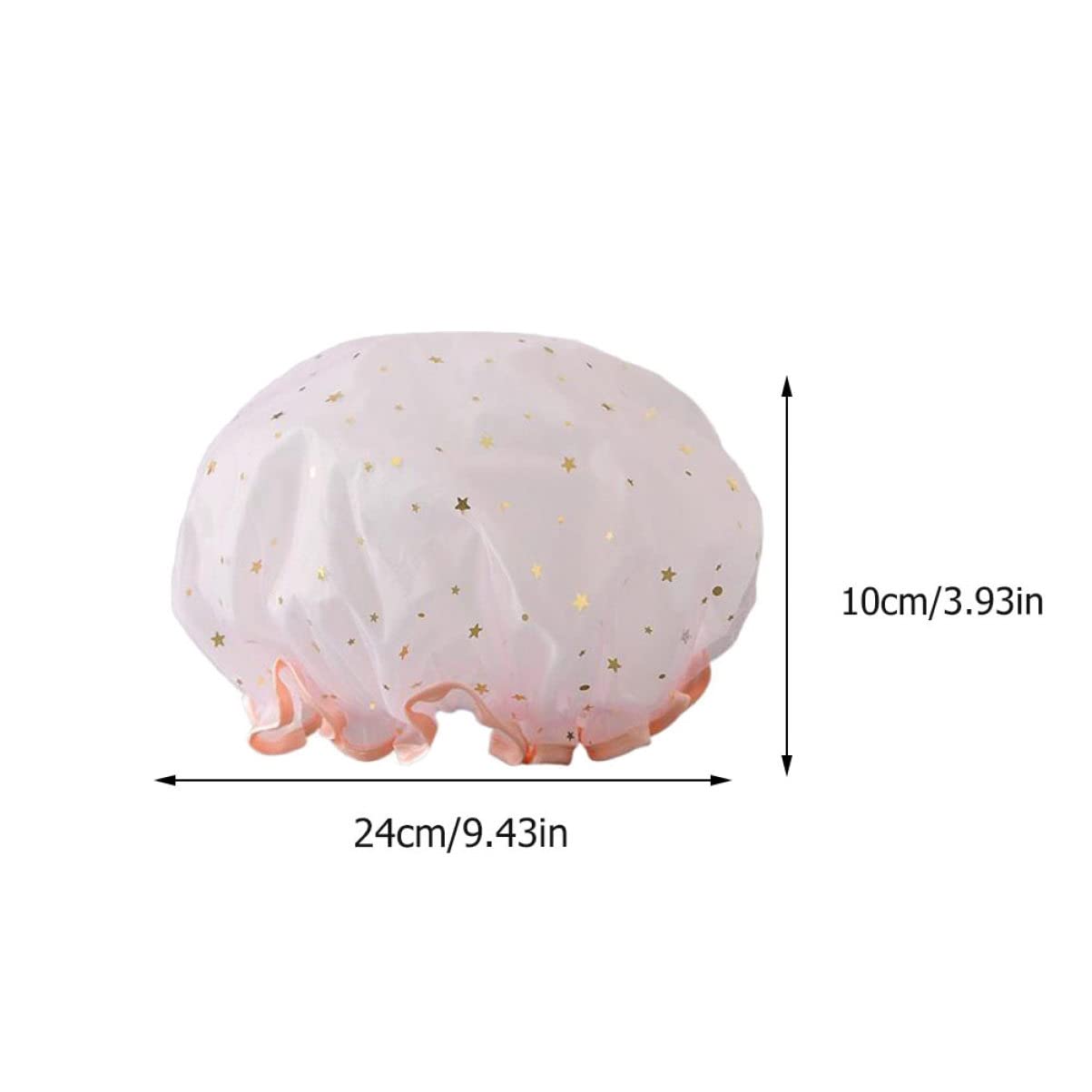 Healvian 12piezas Gorro De Ducha Para Adultos De Pastel Para Spa y Uso Doméstico Diseño Elegante y Divertido Para Cuidado Del Cabello
