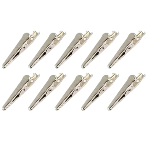 10Pcs Metal Clip Crocodile Electrical Clamp