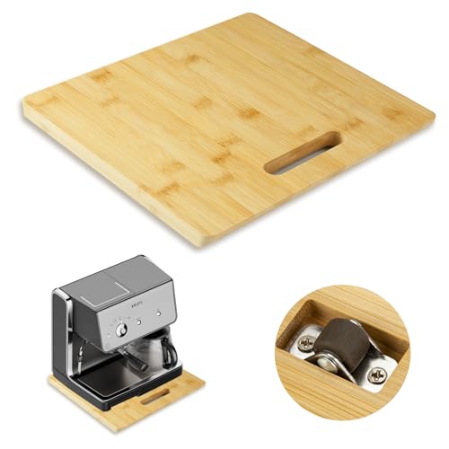 Bamboo Appliance Slider for Coffee Maker