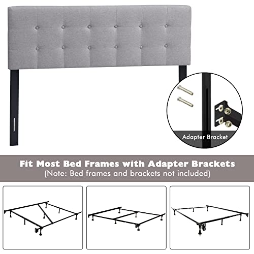 Giantex GT10406GR-HU Linen Upholstered Headboard thumb #7