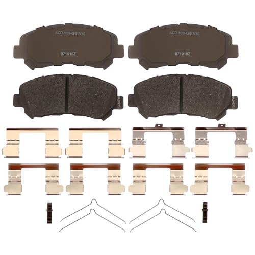 Plaquettes de frein avant ACDelco 14D1338CHF1 endurance thermique en céramique