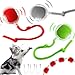 Hund und günstig Kaufen-Interaktiver Spielball mit Schwanz für Katzen, 3 PCS Interaktiver Spielball für Katzen,Interaktiver Ball Katze,Katzenspielzeug Elektrisch Ball Interaktiv,360° Rolling Smart Ball FüR Katzen Und Hunde