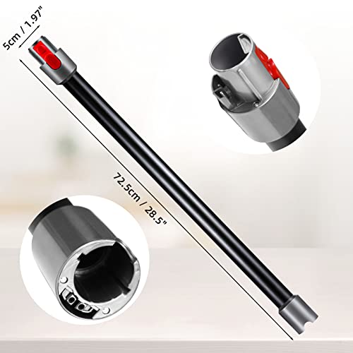 Verlängerungsrohr für Dyson V7 V8 V10 V11 V15 Serie Staubsauger, Ersatz Teleskoprohr Zubehör 72.5cm