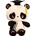 J.Memi's Giocattoli Peluche Panda Decorativi, Animali di Peluche Realistico, Peluche Regalo per Compleanno, Natale Ornamenti,Bianca