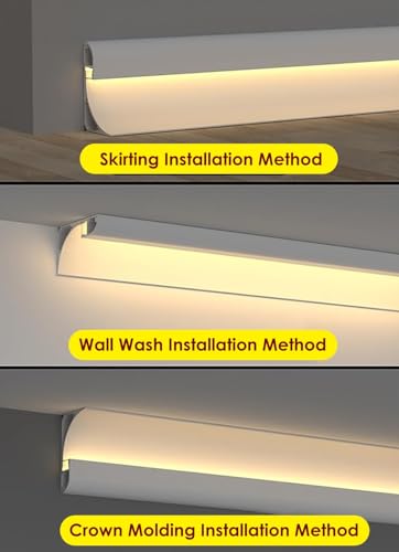 Perfiles de aluminio LED decorativos para techos de oficinas y centros comerciales 4