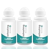 Antitranspirant Deo Gegen Starkes Schwitzen I Roller On gegen Schweiß, Anti Schweiß Deo bei Hyperhidrose mit Langzeitschutz I Schwitzen am Kopf und Hände I Deoroller für Damen & Herren (3)