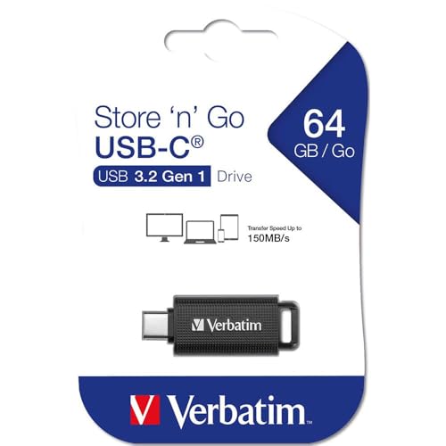 USB Drive 3.2 Gen 1 64 Go Rétractable USB-C
