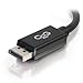 C2G Legrand DisplayPort 1.2 Male to Male Displayport Cable, Black Display Port Cable, 3 Foot Digital Display Cable, 8k Display Port, 1 Count, C2G 54400
