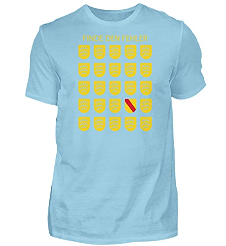 T-Shirt pour Homme Bleu Taille XL Motif Humour Schwaben Württemberg