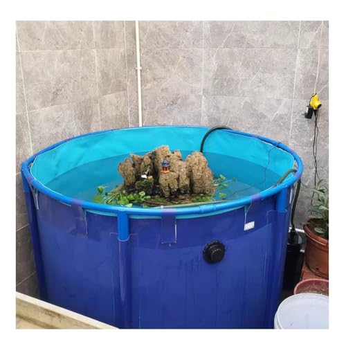 Estanques de lona con marco para montar un acuario exterior resistente sin hacer obras