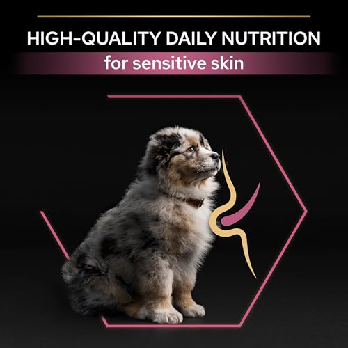 Pro Plan Medium Puppy Sensitive Skin, Welpenfutter trocken, reich an Lachs, 1er Pack (1 x 3 kg)