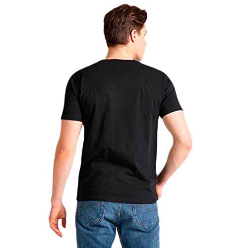 Lee - T Shirt Herren - Regular Fit - Wobbly Logo Tee - Schwarz – Ansicht 2