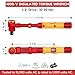 FESA Electrician Insulated Torque Wrench - 1000V Electrician Torque Wrench w/Easy Torque Adjustment & Scale Display - Each Insulated Wrench Has ID for Traceability (1/2
