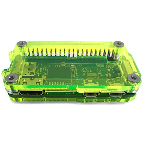 Zebra Zero Case For Raspberry Pi Zero & Zero Wireless - Laser Lime Gpio #TOP4
