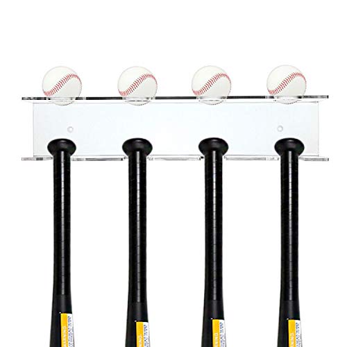 Buy Hipiwe Baseball Bat and Baseball Holder Wall ed Baseball and Bat