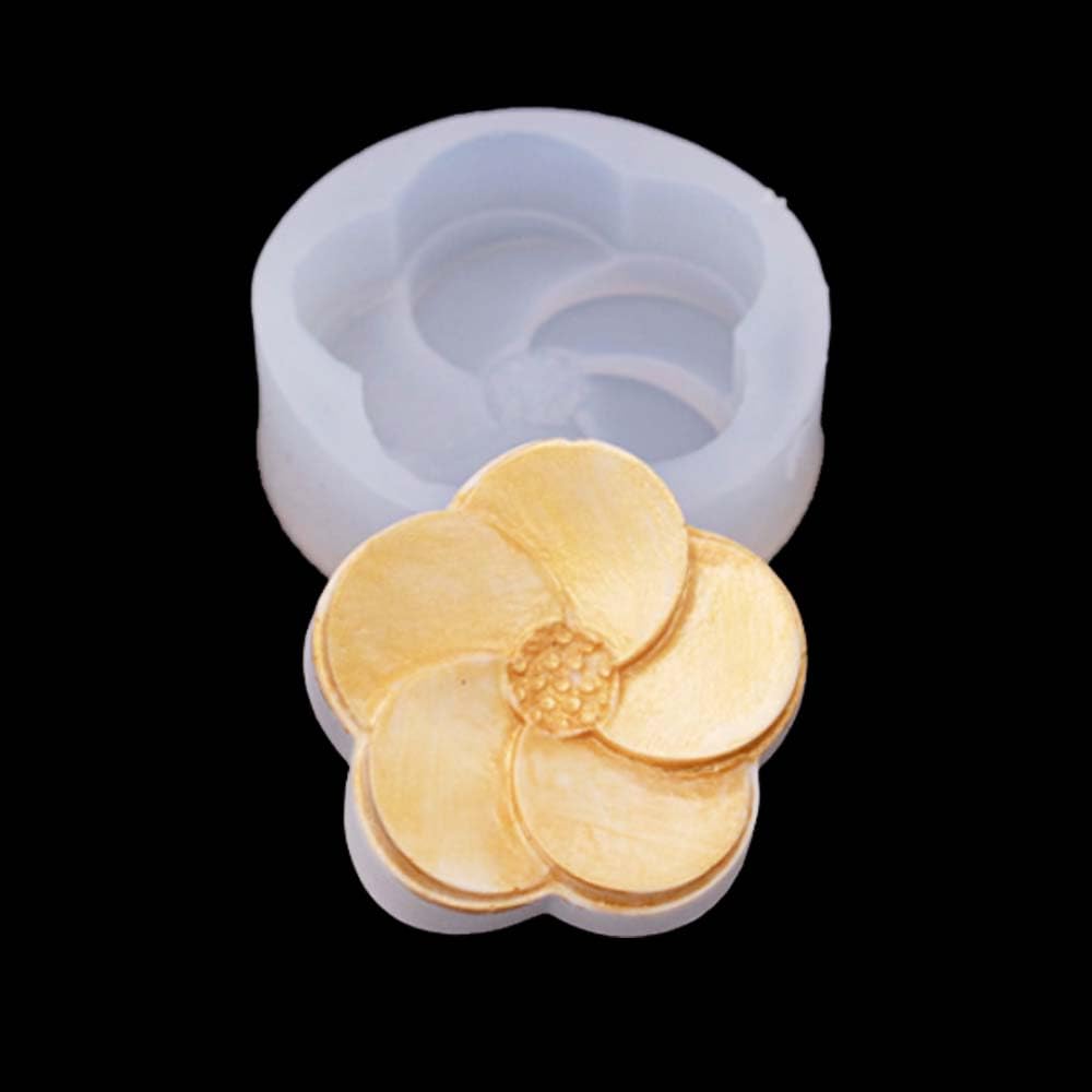 SenzooeGardenia Jasminoides Sunflower Rose Solid Flower Silicone Mould (A762)