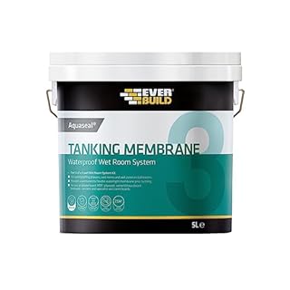 Everbuild Aquaseal Waterproof Tanking Membrane – Flexible – Waterproof – Easy To Apply – Internal And External – Blue – 5 Litre