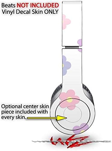 Skin Decal Wrap Works with Original Beats Solo HD Headphones Pastel Flowers Skin Only (Headphones NOT Included)