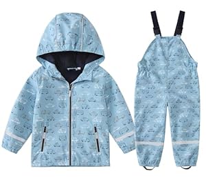 DAWILS Auto Regenanzug Set: Regenjacke & Regenhose