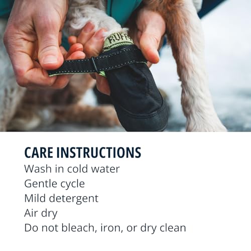 RUFFWEAR Bark'n Boot Socken für Hunde, X-Large Hundesocken für unter Hundeschuhen und Hundestiefeln, Set mit 4 bequemen, schnell trocknenden und verstärkten Hundesocken, Größe XL, Erdbraun