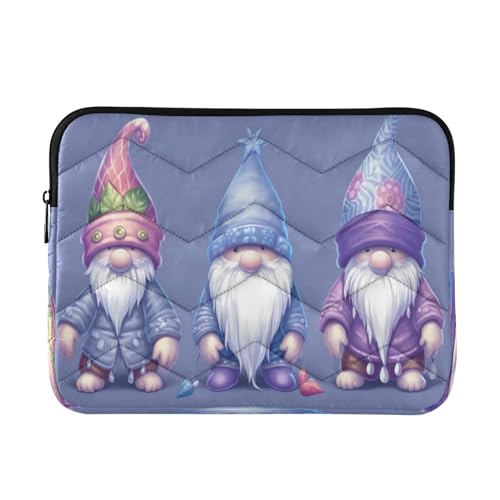 Funda Cute Gnomes morado oscuro para laptop 13-14 pulgadas miniatura 1