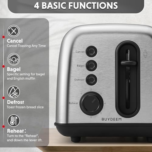 BUYDEEM DT420 2-Slice Toaster thumbnail 3
