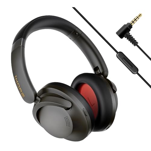 1MORE SonoFlow Pro HQ51 Noise Cancelling Headphones - Over Ear Bluetooth Headphones with LDAC for Hi-Res Wireless Audio,100H Playtime, Bluetooth 5.4, QuietMax ANC, Comfortable Fit (Matte Gray)