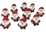 Lot of 10 Miniature Santa Fairy Garden Supplies Christmas Figurine Furniture Dollhouse GD#007